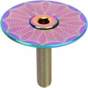 자데시 28.6mm 자전거 헤드셋 캡 볼트 포함 MTB 로드 바이크용 알루미늄 합금 및 티타늄 장착된 앞 포크