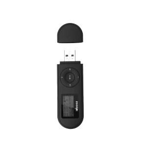 FM 라디오가 탑재된 IDOOOZ USB MP3 플레이어 U2 8GB 음악 플레이어 | 달리기 운동 조깅 스포츠용 셔플 및 루프 재생 기능이 있는 무손실 음질