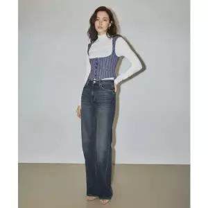 SCULPTOR Beaded Jersey Skirt Raw