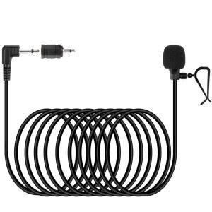 3.5MM 자동차 마이크 16피트 외장 어셈블리 마이크 보스 차량 헤드 유닛용 | JVC SONY PIONEER용 2.5MM 어댑터가 포함된 스테레오 라디오 CD GPS DVD 지원