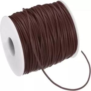 미터ITY 중공 파이프 튜빙 고무 끈 54.7야드 2mm 신축성 구 보석 제작/DIY 공예/목걸이/팔찌용 바버 코드