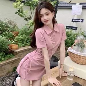 여성 여름 원피스 원피스 슬림핏 데이트 캐주얼 데일리