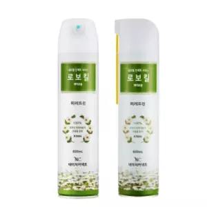 로보킬+로보킬대롱형600ml 내츄럴 피레트린 살충제 좀벌레 먼지다듬이 빈대 퇴치약 퇴치법