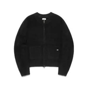 LEE  우먼 라운드 집업 가디건 블랙 5463393 LE2503CD65BK