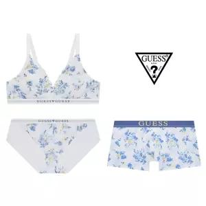 [백화점정품] 게스언더웨어 플로럴 소프트 브라렛 세트 커플 드로즈 세트 GEWBR312GEWBP312GEMDR312