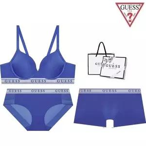 [백화점정품] 게스언더웨어 [선물포장] 메쉬 노와이어 커플속옷세트 BRBPDR511BU