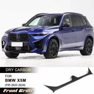 BMW X5M F95 23-24 레이싱 프론트 그릴 트림 바디 키트 드라이 카본 범퍼 하단