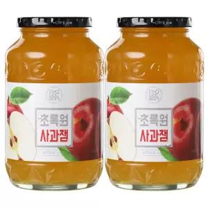 초록원 사과잼 1kg 2개