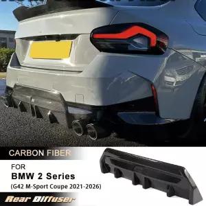 BMW 2시리즈 G42 M 스포츠 쿠페 21-26 리어 범퍼 디퓨저 카본 호환