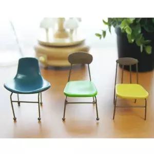 미니어처 디자인 체어 3종 세트 선반 인테리어 데코