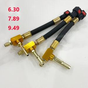 1개 자동차 퀵 릴리스 연료 호스 커넥터, 압력  키트 0-100 PSI용