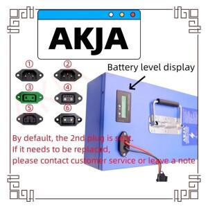 전체 용량 18650 리튬 배터리 팩, 공기  운송, 250-2000W 적합, 10AH-100AH, 48V,