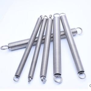 1Pcs 300mm 듀얼 후크  확장 스프링 스테인레스 와이어 직경