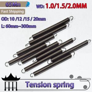 와이어 직경 1.0mm 오픈 후크 인장 스프링 초강력