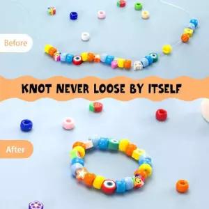 탄력 끈용 비드, 클리어 키트 팔찌 라인스톤 공예용 패브릭, 주얼리 크래프트 제작 1PC Jewelry Glue