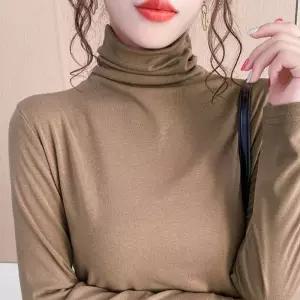 반폴라티 여성 목폴라 반목티 반목폴라 티셔츠 목티 03C5A