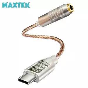 MAXTEK 맥스텍 Hi-Fi DAC칩 USB C타입 to 3.5mm 꼬다리 DAC 오디오젠더 CX31993 MAX97220 듀얼 칩셋 MT979