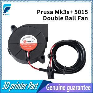 Prusa i3 MK3 + DC 5V 5015 블로우 방사형 냉각 팬 이중 볼 베어링 전면 인쇄 쿨러 라디에이터 프린터 부품