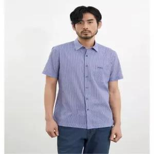 인디안 투톤 스트라이프 프린트 셔츠MITNS4M2441