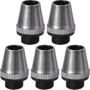 uxcell 케이블 땀샘 스트레인 릴 코드 커넥터 그립 금속 블랙 5Pcs 매달린 조명 천장 펜던트 램프