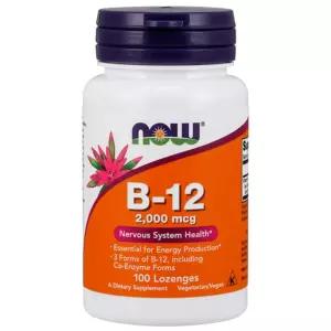 나우푸드 비타민 B-12 로젠지 2000mcg 100정