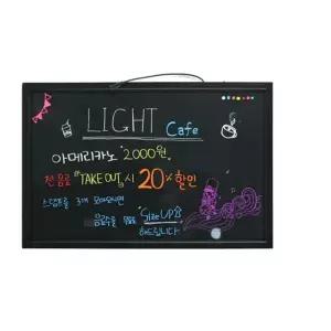 LED 형광 블랙 보드판 입간판 음식점 판매점 광고판