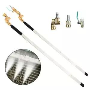 라디에이터 청소 도구 4500 PSI 플러시 스테인레스 스틸 1/4 퀵 커넥터 고압 자동차 세탁기 시스템