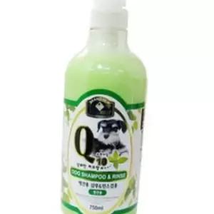 뉴벨버드 큐텐 샴푸 린스 750ml 반려견 목욕 세정제 허브향 향기템