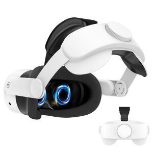 오큘러스 퀘스트 3S 호환 헤드 VR 액세서리 조절  엘리트 교체품 향상된 편안함 지원