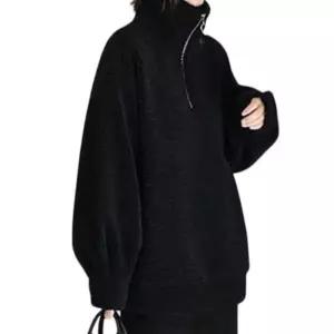 새결이네 반집업 양털후리스 여성오버핏 루즈핏아우터