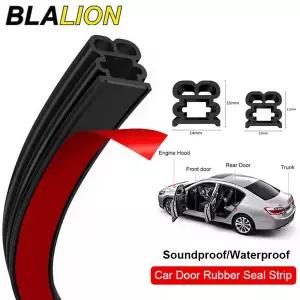 풍절음고무몰딩 소음 진동방지 BLALION 자동차 도어 씰 더블 레이어 자동 Weatherstrips 보호 트렁크 후드
