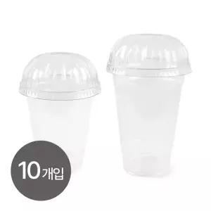 쿨러아이스컵(컵+돔뚜껑) 10P