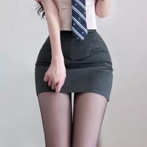 슬림라인 다크그레이 교복치마 교복 학생복 여자교복