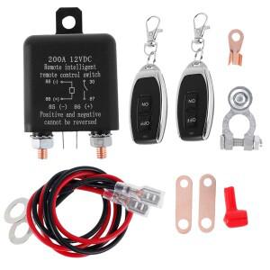 원격 배터리 분리 스위치 12V 200A 자동차 킬 도난 방지 제어 릴레이 Fobs 트럭 용 키