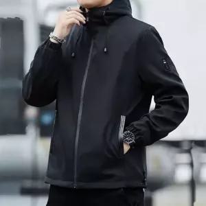 모로엠 남성 간절기 방수 후디형 블루종 점퍼 ON-JUA-QWFHI8R8