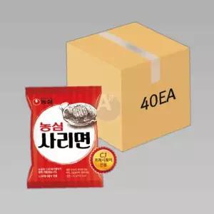 농심 사리면 110g 40개입 (1BOX) 식당용식자재 한박스 면사리 라면사리 업소용라면 음식점사리 찌개용사리