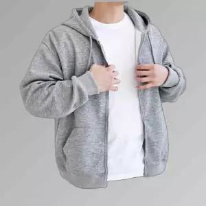 커플 봄 가을 겨울 남자 투웨이 후드집업 오버핏