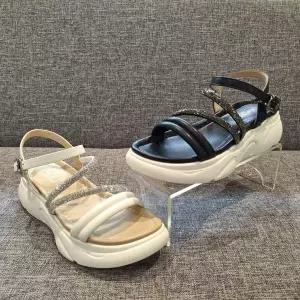미셸 by 탠디 MG01 굽 4cm 여성 데일리 큐빅 포인트발편한 샌들 X25045