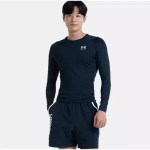언더아머 UNDERARMOUR HeatGear 남성 컴프 긴팔 기능성 티셔츠 1361524-001 530589