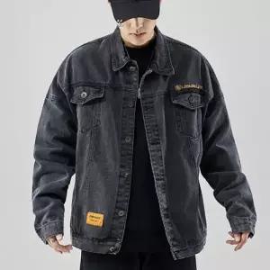[모로엠] 남성 데님 블랙 블루 자켓 DMG-JUA-QOH02714312
