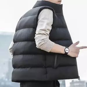 [모로엠] 남성 웰론 겨울 패딩 조끼 LD-VEP-QSIS158
