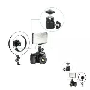 제이커 조명 액션캠 카메라 볼헤드 미러리스 캠코더 DSLR 아답터 마운트 모니터 장비