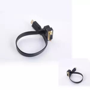 마이한 F 젠더 케이블 25cm 타입 분배기 ㄱ자 DVI 꺾임 to M DVI HDMI Coms HDMI