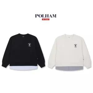[롯데백화점]폴햄키즈 더블니트 셔츠레이어드 맨투맨  PKF1TR3050