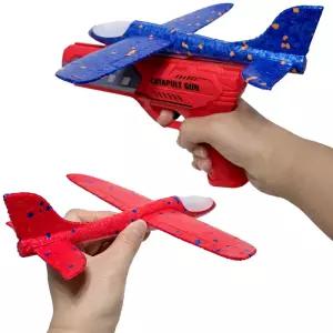 LED 불빛반짝 에어 글라이더2P 슈팅건 세트 (랜덤)