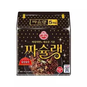 [셀러허브][오뚜기] 짜장라면 짜슐랭 멀티팩(145gx5개) x 8팩/총 40봉 (S50675156)