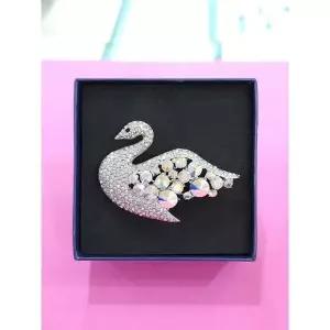 로뎀 세이브존05 P Eleganc 스와로브스키 백조 브로치10 RD24010121