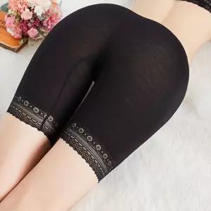 속바지 5부 밑단 레이스 봄여름가을겨울 면스판 속옷 속바지 3부 심리스 스판