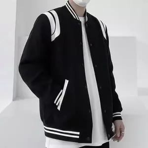 [모로엠] 남성 컬러블록 바시티 데일리 야구점퍼 ON-JUA-QWFOOAI2