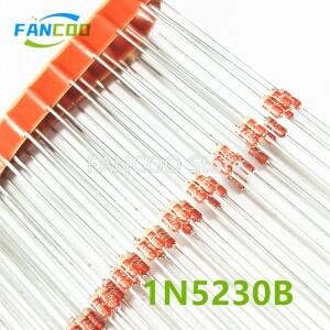원래 1N5229B 4.3V 4V3 1N5230B 4V7 5.1V 5V1 DO35 500MW 0.5W 1/2W